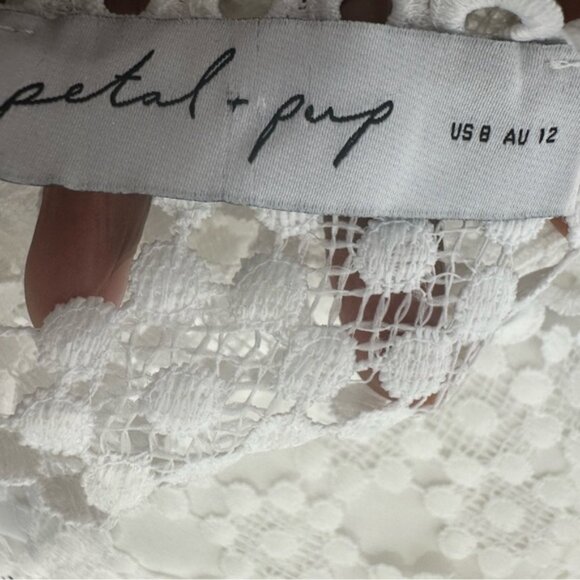 PETAL&PUP WHITE LACE DRESSSIZE - 8 - PRELOVED - Picture 6 of 6